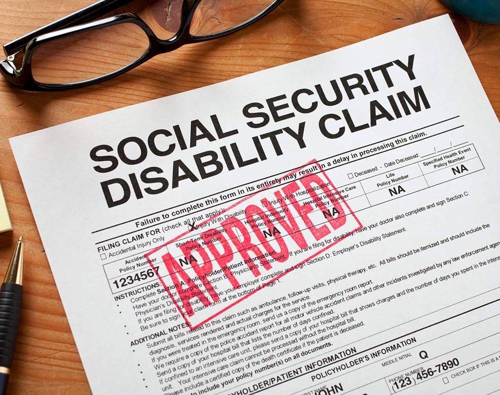 Approved Social Security disability claim picture